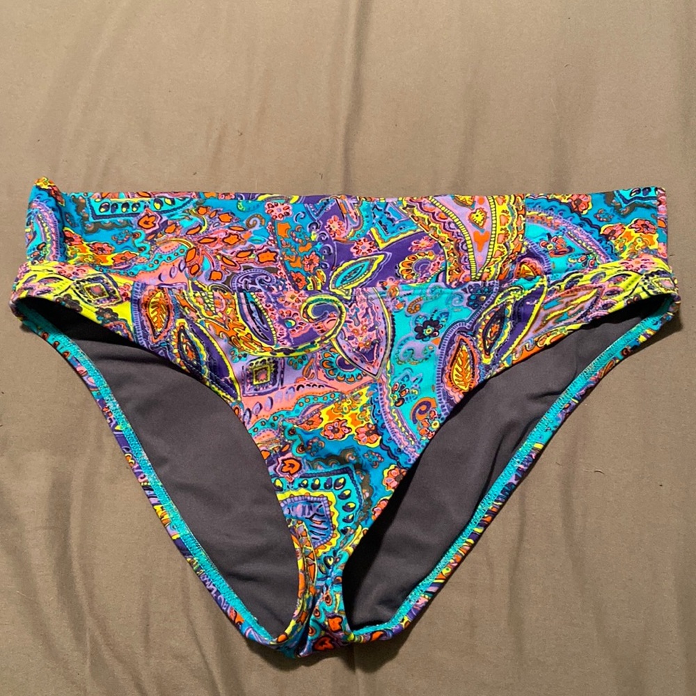 Victoria’s Secret Bright Paisley High Cut Bikini Bottoms